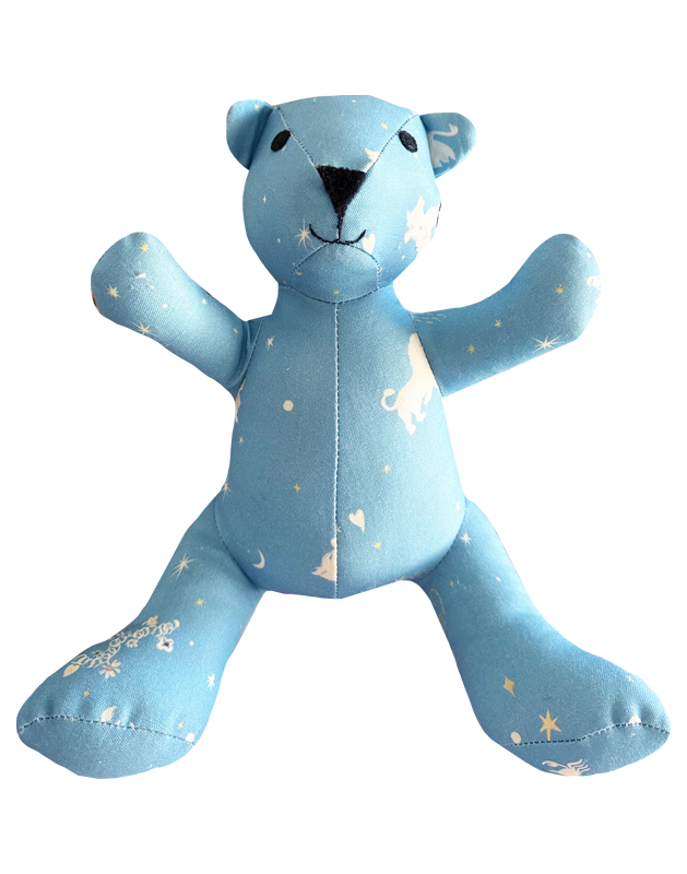Teddy Bear in Luna Print