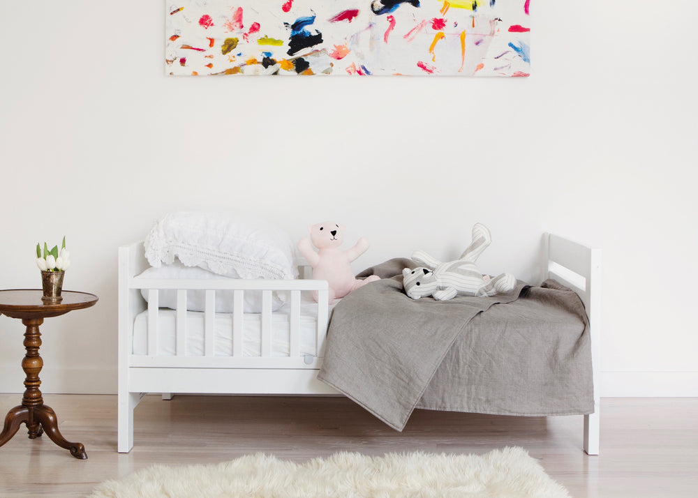 Teddy Bear in Grey Linen