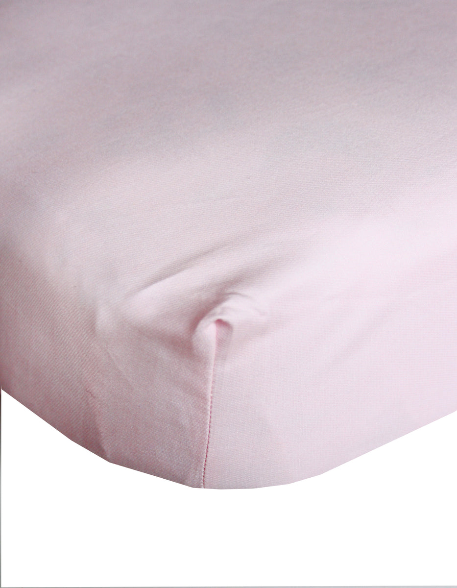 Crib Sheet in Pink Pique