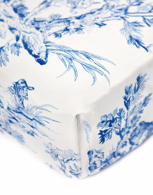 Crib Sheet in Toile
