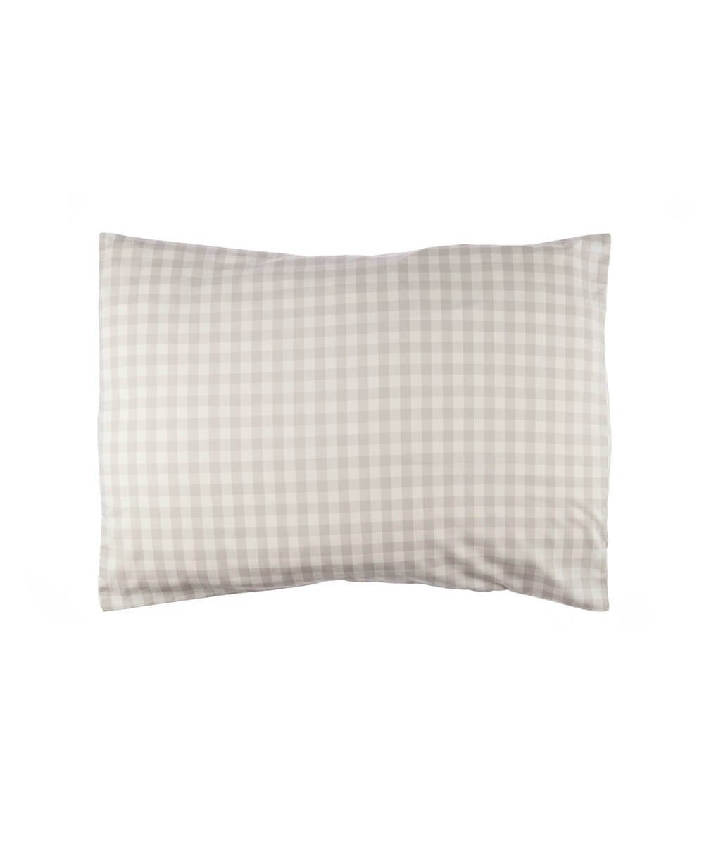 Standard Pillowcase in Beige Gingham