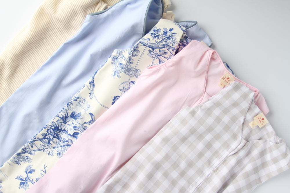 Sleep Sack in Pink Pique Cotton