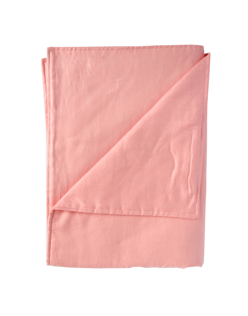 Blanket in Bright Pink Linen