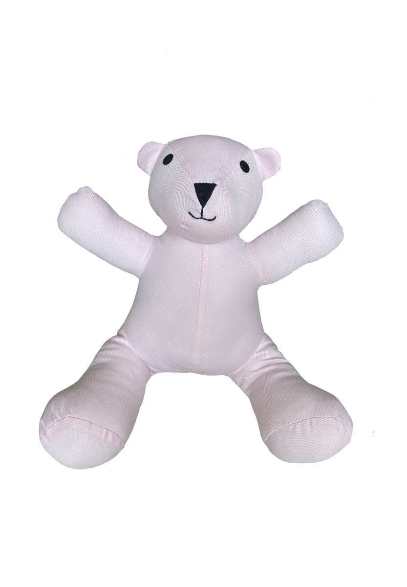 Teddy Bear in Pink Pique