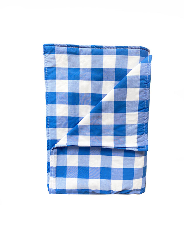 Blanket in Royal Blue Gingham