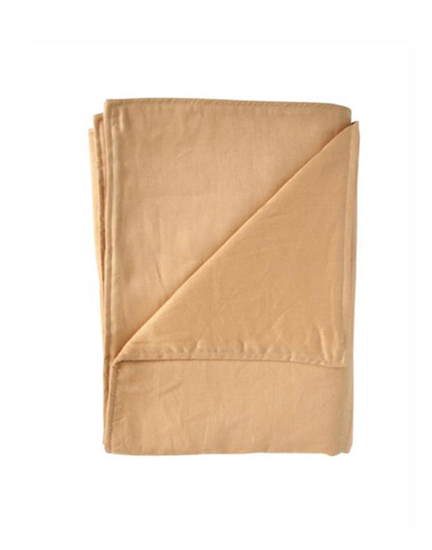 Blanket in Caramel Linen