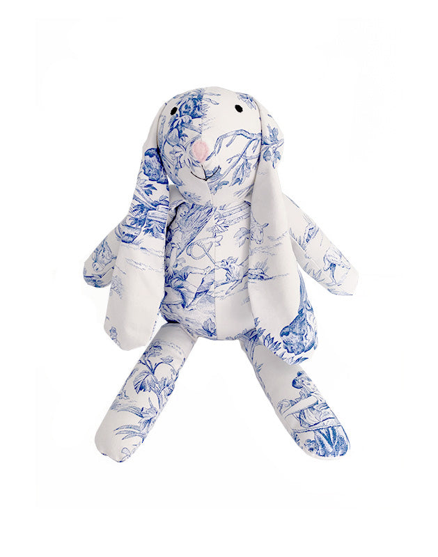 Bunny Rabbit in Toile Cotton